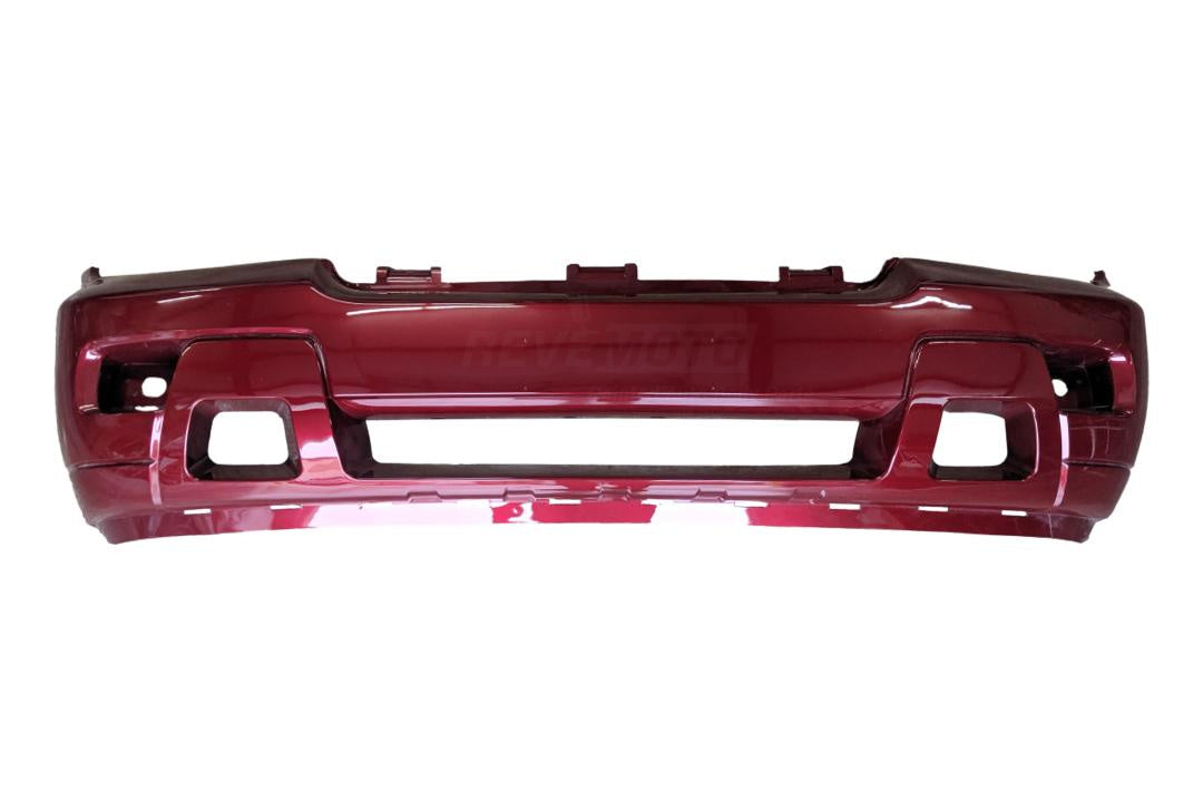 2006-2009 Chevrolet Trailblazer Bumper Painted Red Jewel Tintcoat Metallic (WA301N) 19120983 GM1000815 ReveMoto Replacement Painted Auto Parts