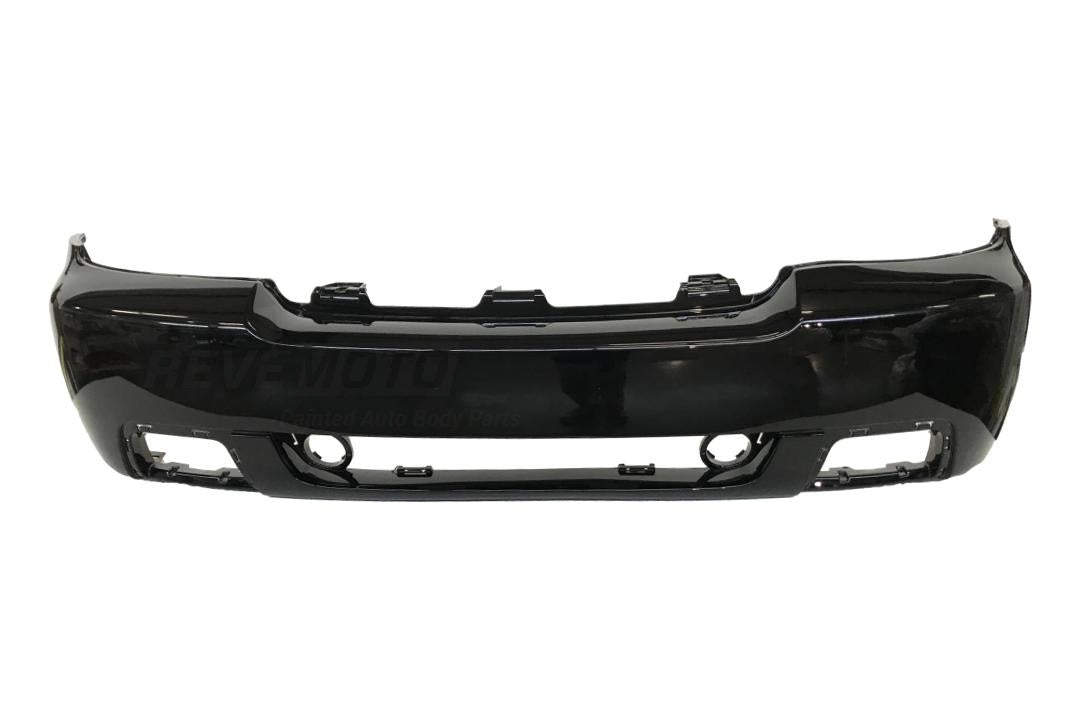 2006-2009 Chevrolet Trailblazer Front Bumper Painted Black WA8555 19120215 GM1000839 ReveMoto Replacement Painted Auto Parts
