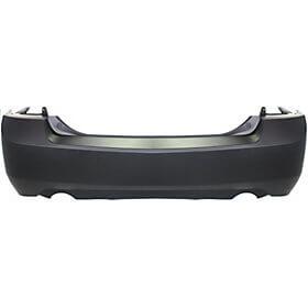 2006-2009 Ford Fusion Rear Bumper Painted Redfire Metallic (G2) / 2.3L; w/ Single Exhaust; WITHOUT: Park Assist 8E5Z17K835GAPTM FO1100592