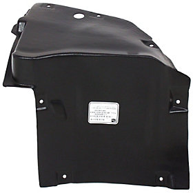 2006-2009 Mercedes-Benz CLK Class Driver Side Fender Liner Front Lower Section MB1248140