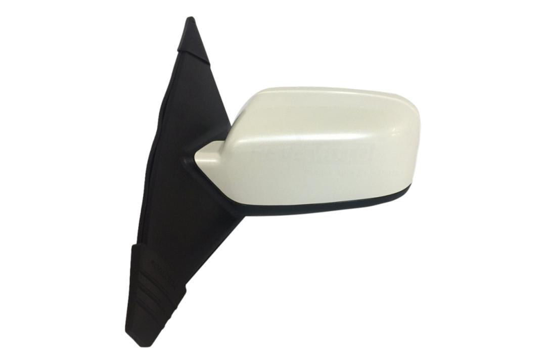 2006-2010 Mercury Milan Side View Mirror Painted Left_Driver Side White Suede WS With Puddle Lamp Heated 6E5Z17683B FO1320267_