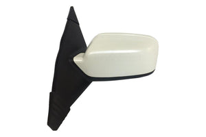 2006-2010 Ford Fusion Side View Mirror Painted Left_Driver Side White Suede WS With Puddle Lamp Heated 6E5Z17683B FO1320267_