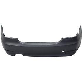 2006-2010 BMW 5Series Rear Bumper; w/o M-Pkg; Sedan; w/o Park Assist Sensor Holes; BM1100180; 51127178182