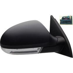 2006-2010 Volkswagen Passat Driver Side View Mirror (Heated; w/ Signal Light; w/o Auto Dim; Passenger-Side) - VW1321136