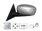 2007 Chrysler 300 Painted Driver Side View Mirror, Bright Silver Metallic (PS2), Power, Heated, Manual Folding_1BY431XRAB
