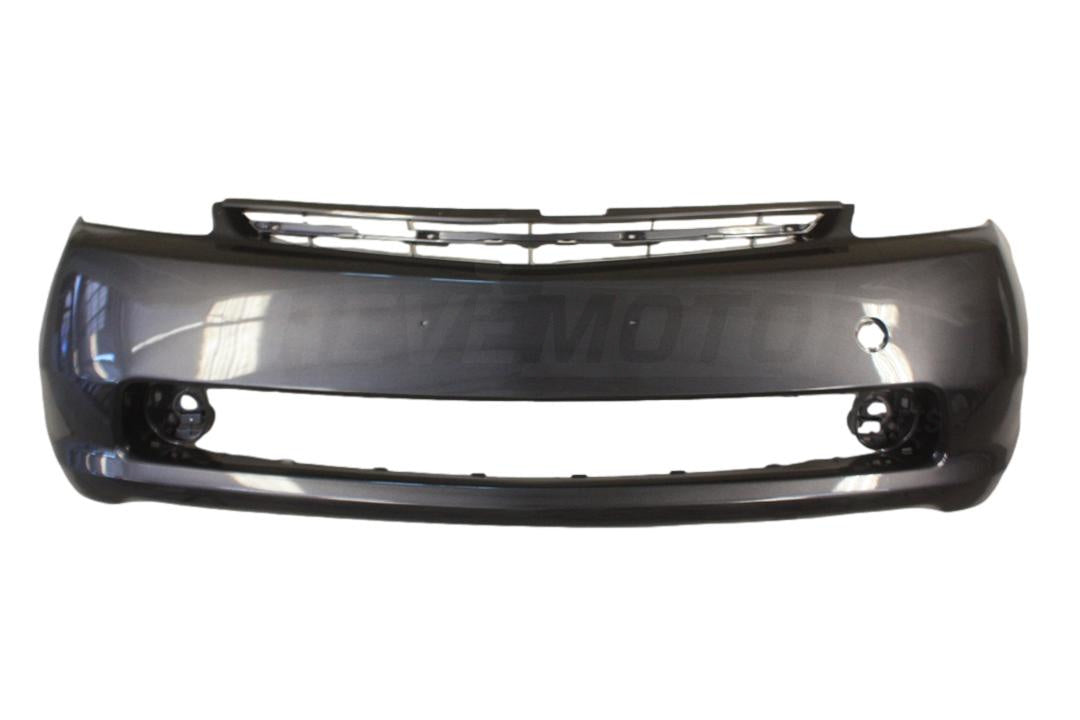 2004-2009 Toyota Prius Front Bumper Painted Magnetic Gray Metallic (1G3) 