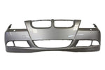 2006-2008 BMW 3-Series Front Bumper Painted_Titan_Silver_Metallic_354_(Sedan/Wagon) WITH: Head Light Washer Holes | WITHOUT: Park Assist Sensor Holes, Parking Distance Control Holes_ 51117170052_ BM1000179