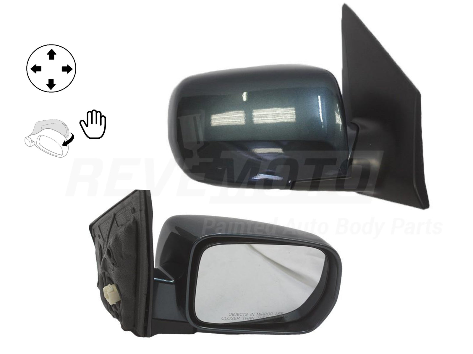 2005 Honda Pilot Side View Mirror Painted