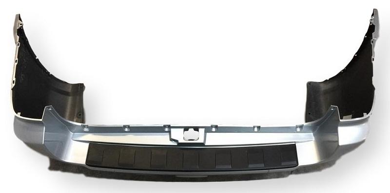 2008 Toyota 4Runner Rear Bumper (With Trailer Hitch) Painted Titanium Metallic (1D4)