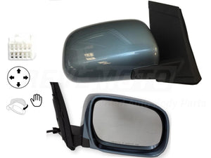 2006_Toyota_Sienna_Passenger_Side_View_Mirror_Power_Manual_Folding_Non-Heated_wo_Auto_Dimming_Painted_Blue_Mirage_Metallic_8R5_87910AE010