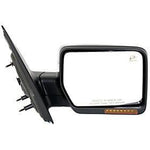 2007-2008 Ford F150 Passenger Side Power Door Mirror (Heated; w-Memory; w- Puddle Lamp; w- Turn Signal; w-o Auto Dimming Glass; Power Folding) FO1321373