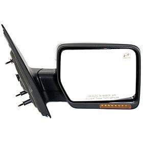2007-2008 Ford F150 Passenger Side Power Door Mirror (Heated; w-Memory; w- Puddle Lamp; w- Turn Signal; w-o Auto Dimming Glass; Power Folding) FO1321373
