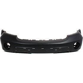 2007-2009 Dodge Durango Front Bumper (w/ Fog Light Holes; w/o Tow Hook Holes; w/ Chrome Insert Holes) - CH1000903