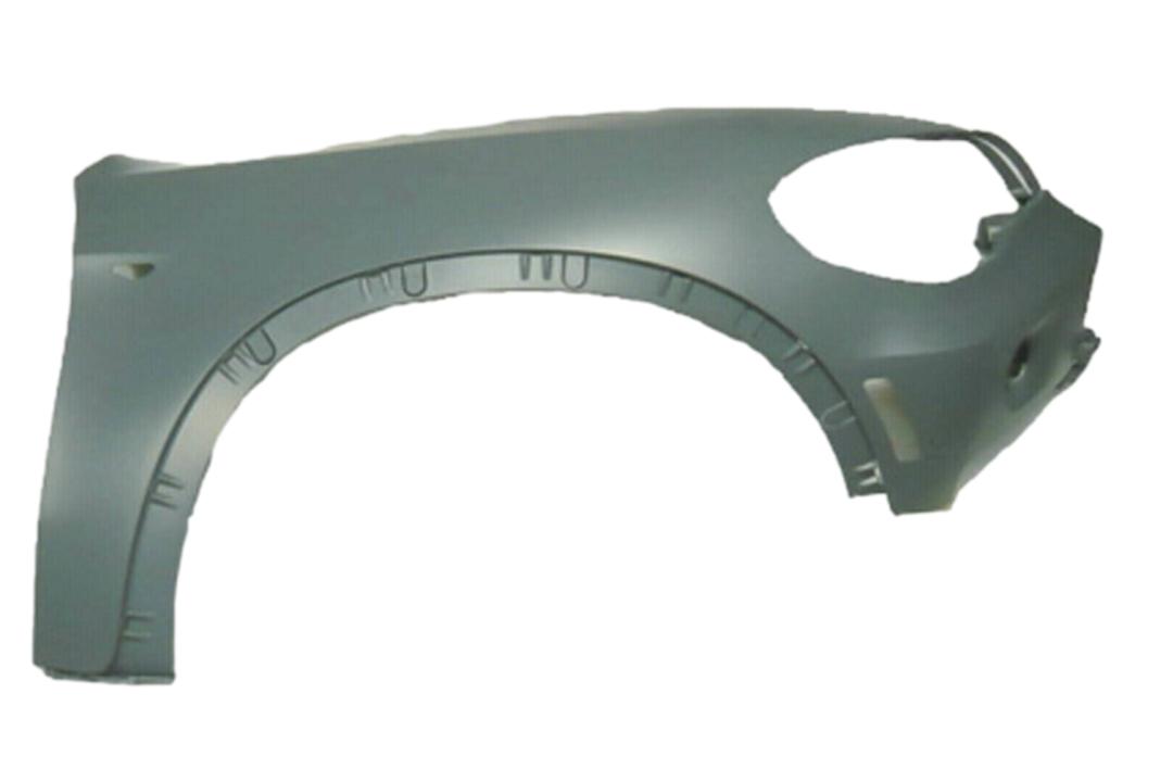 2007-2010 BMW X5 Fender Painted (Aftermarket) WITH: HL Washer Holes, Side Lamp Holes, Reflector Holes (Except M Model) Black_Right, Passenger-Side 51657178398 BM1241145