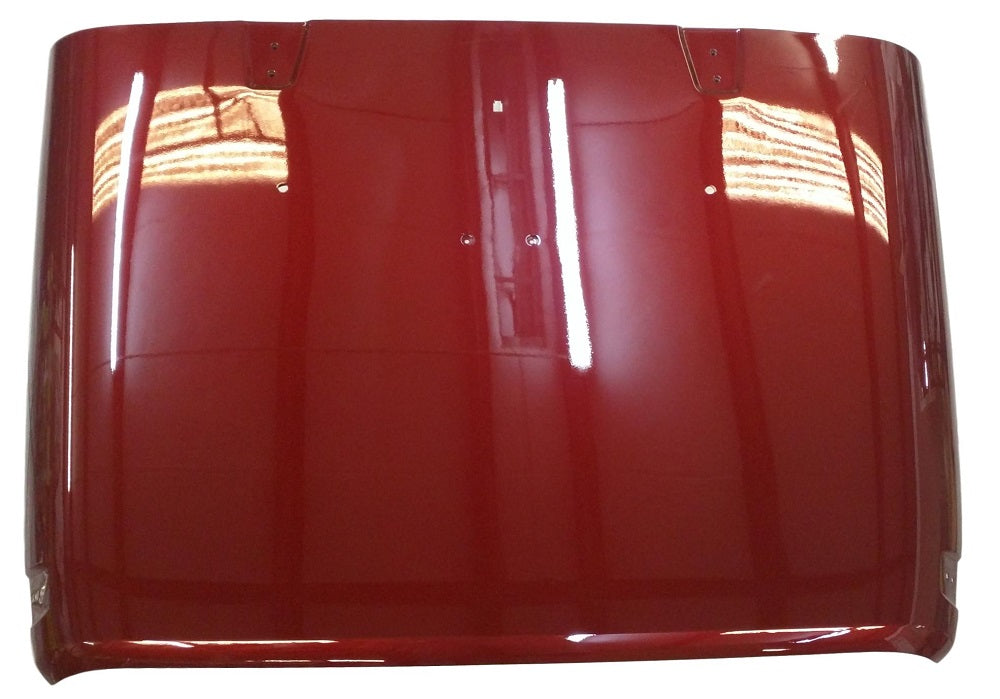 2007-2010 Jeep Wrangler Hood Painted Red Rock Crystal Pearl (PEM)