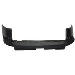 2007-2010 Toyota FJ Cruiser Rear Bumper; w_o Park Assist Sensor Holes; Matte-Black Textured; TO1100251; 5215935210