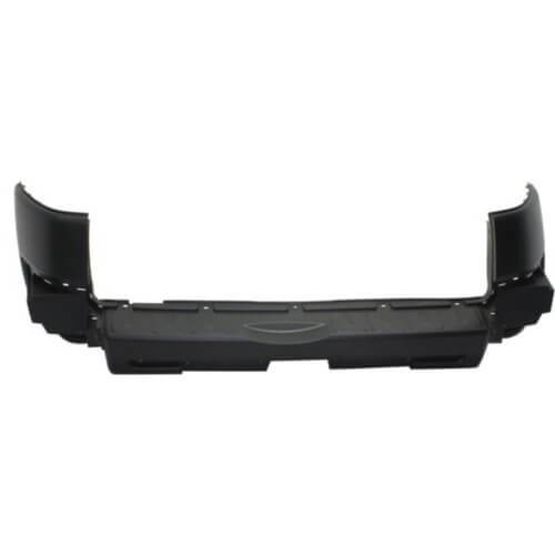 2007-2010 Toyota FJ Cruiser Rear Bumper; w_o Park Assist Sensor Holes; Matte-Black Textured; TO1100251; 5215935210