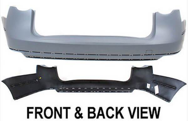2007-2010 Volkswagen Passat Rear Bumper (Wagon Models: w/o Park Assist Sensor Holes) - VW1100164