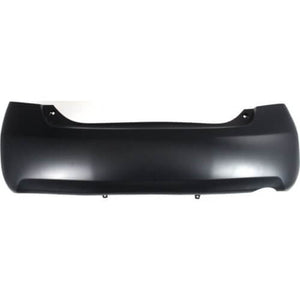 2007-2011 Toyota Camry Rear Bumper; USA Built, BASE_CE_LE_XLE Models, Except SE Models; w_ Single Exh Hole; 4Cyl; w_o Spoiler Holes; OE 2nd Design w_ 3 Lower Tabs; TO1100243; 5215906950