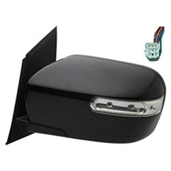 2007-2012 Mazda CX-7 Mirror (Driver Side); Power; Manual Folding; Heated; w/ Signal Light Hole; MA1320166; EG2769180APZ