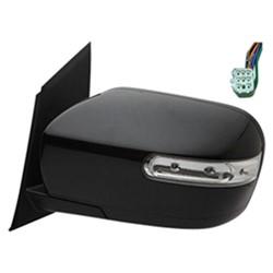 2007-2012 Mazda CX-7 Mirror (Driver Side); Power; Manual Folding; Heated; w/ Signal Light Hole; MA1320166; EG2769180APZ