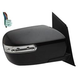 2007-2012 Mazda CX-7 Mirror (Passenger Side); Power; Manual Folding; Heated; w/ Signal Light Hole; MA1321166; EG2769120APZ