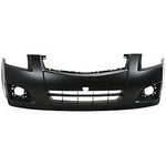 2007-2012 Nissan Sentra Front Bumper Cover for all 2.5 LITER MODELS for SR MODELS w 2.0 LITER ENGINE w FOG LIGHT HOLES_NI1000262