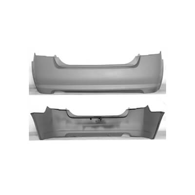 2007-2012 Nissan Sentra Rear Bumper Cover SE SE-R Models_NI1100255