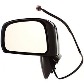 2007-2012 Nissan Versa Driver Side Power Door Mirror Sedan Hatchback, S SL Model New Style Power, Manual Folding, Non-Heated_NI1320200