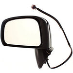 2007-2012 Nissan Versa Driver Side Power Door Mirror Sedan Hatchback, S SL Model New Style Power, Manual Folding, Non-Heated_NI1320200