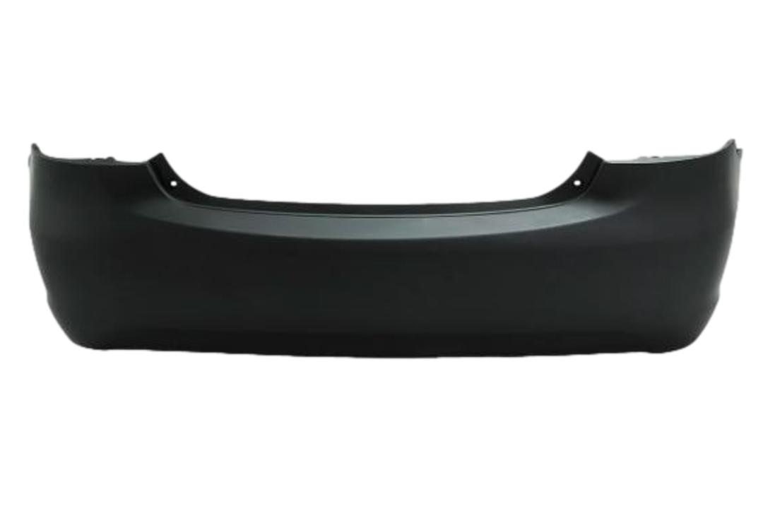 2007-2012 Toyota Yaris Rear Bumper Painted (Sedan)