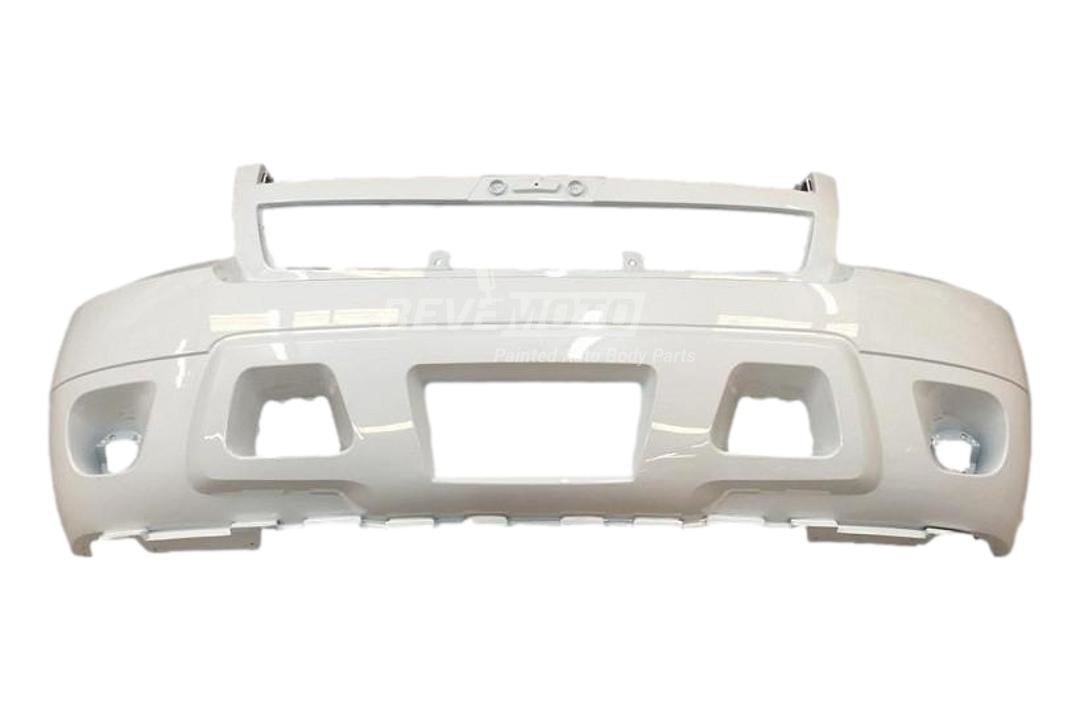 2007-2013 Chevrolet Avalanche Front Bumper Painted Olympic White (WA8624) 25814570 GM1000817 ReveMoto Painted Auto Parts Replacement 