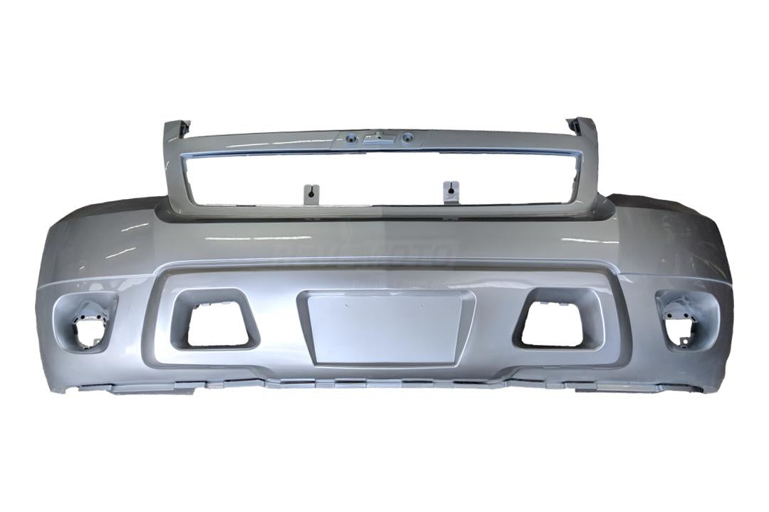 2007-2014 Chevrolet Suburban Front Bumper Painted (1500 | WITHOUT: Off Road Package) Switchblade Silver Metallic (WA636R) 25814570_GM1000817