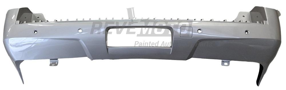 2008 Chevrolet Tahoe Rear Bumper, With Parking Sensors, Without OFF-Road Package, Painted Silver Birch Metallic (WA926L)
