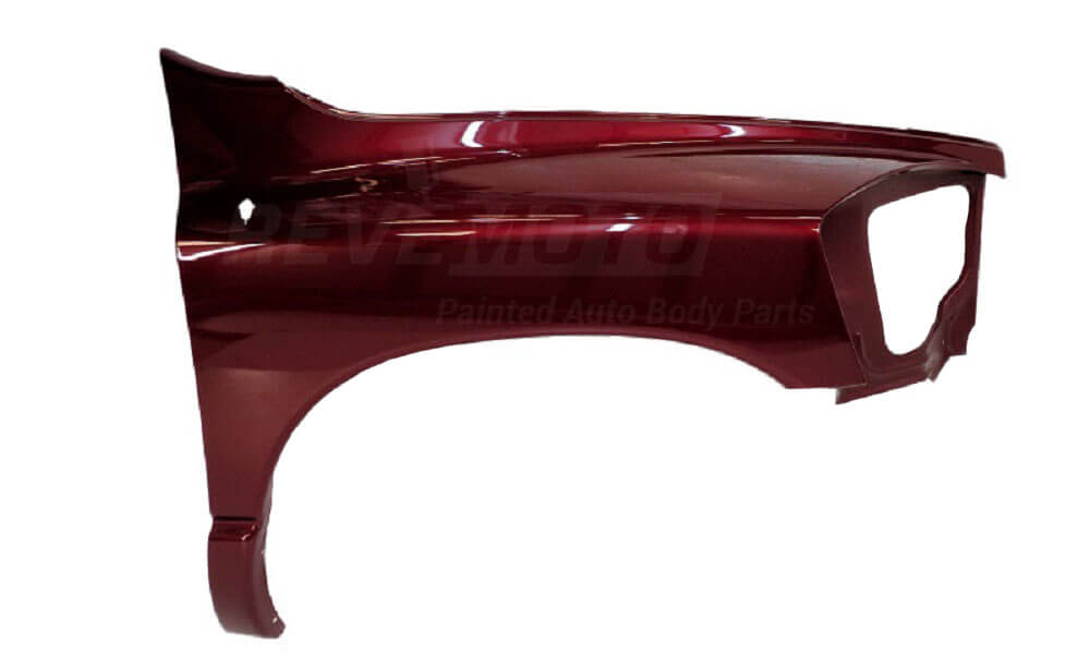2007 Dodge Ram Passenger Fender Painted Blaze Red Crystal Pearl (PRJ)