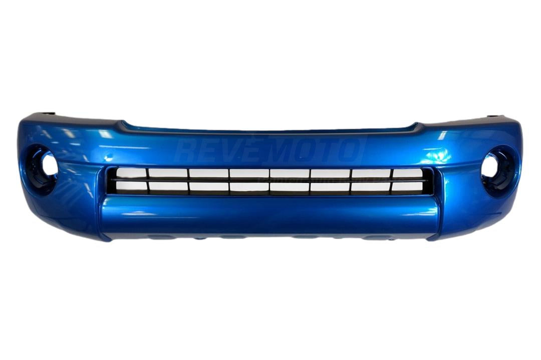 2005-2011 Toyota Tacoma Front Bumper, Pre Runner 4.0L, Painted Speedway Blue Metallic (8P1) WITH SR5 Package WITHOUT Spoiler Holes, Flare Holes, Fog Lamp 5211904010