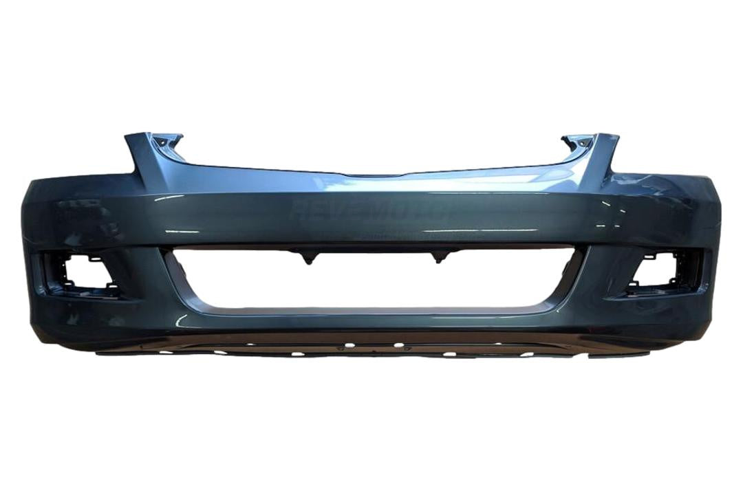 2006-2007 Honda Accord Front Bumper Painted_Cool Blue Metallic (B542M)_04711SDLA90ZZ_HO1000235