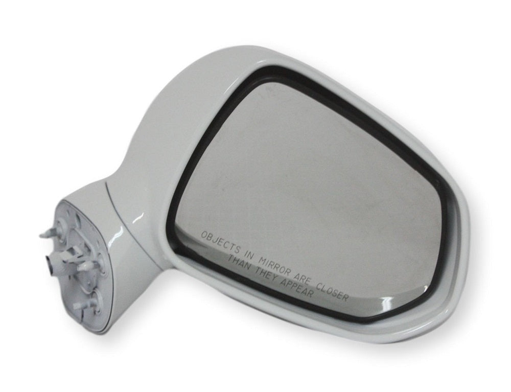 2007 Honda Fit Passenger Side View Mirror, Non-Heated Painted Taffeta White (NH578)