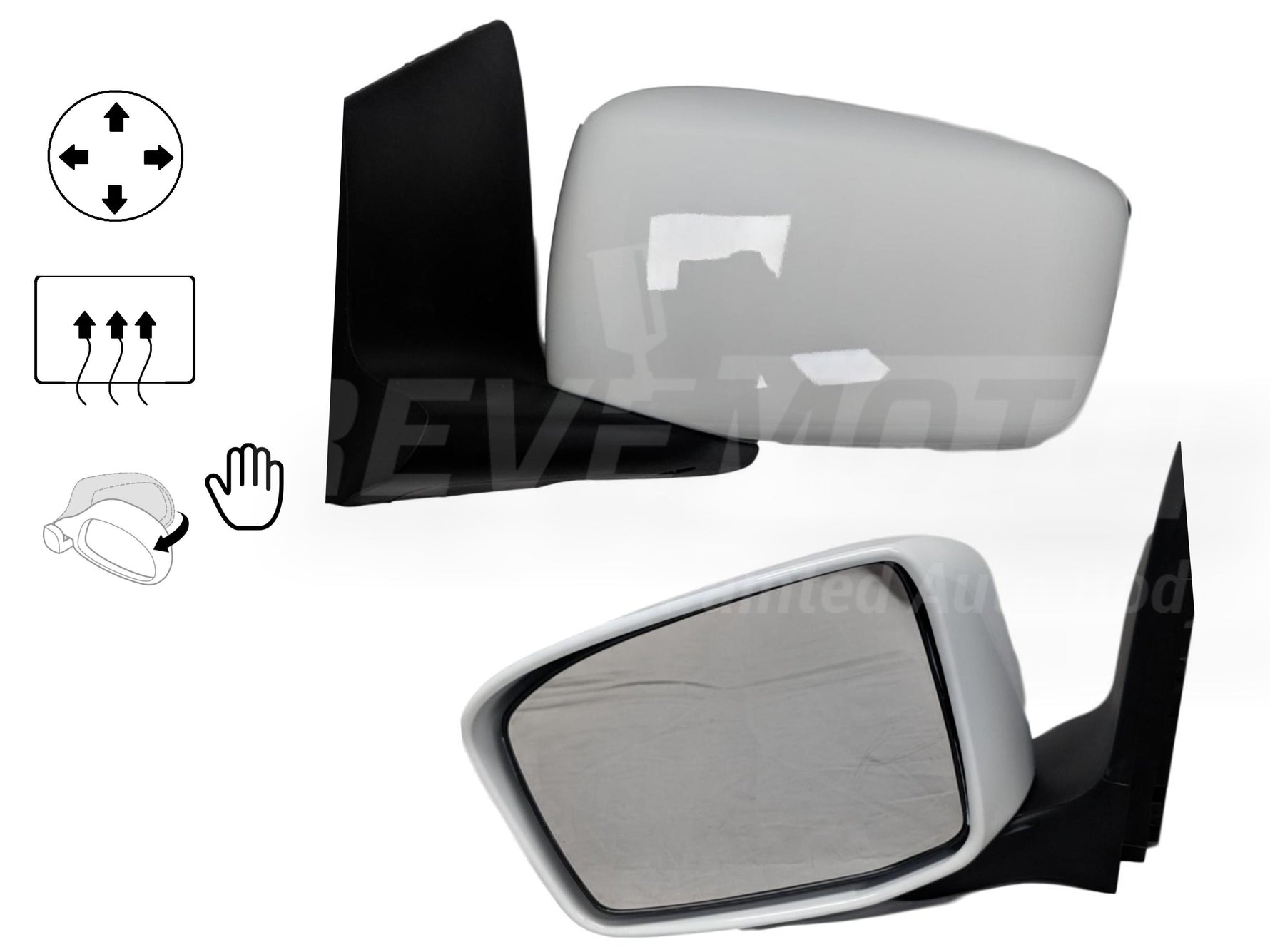 2009 Honda Odyssey Side View Mirror Painted