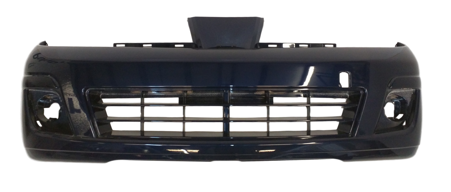 2007 Nissan Versa Front Bumper Painted Blue Dusk Metallic (B23)