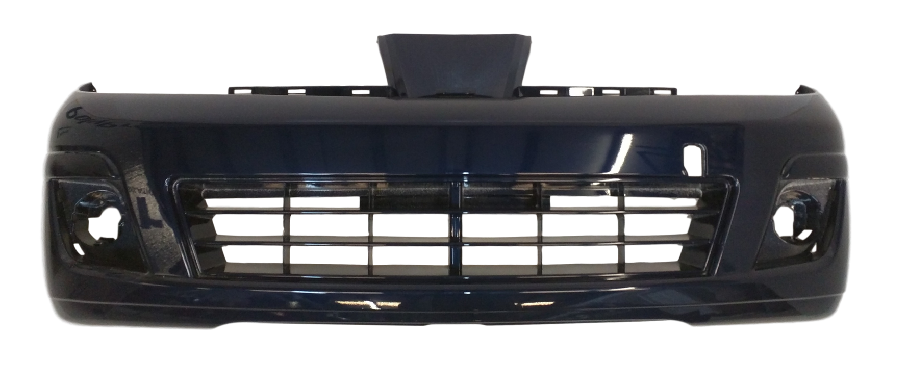 2007 Nissan Versa Front Bumper Painted Blue Dusk Metallic (B23)