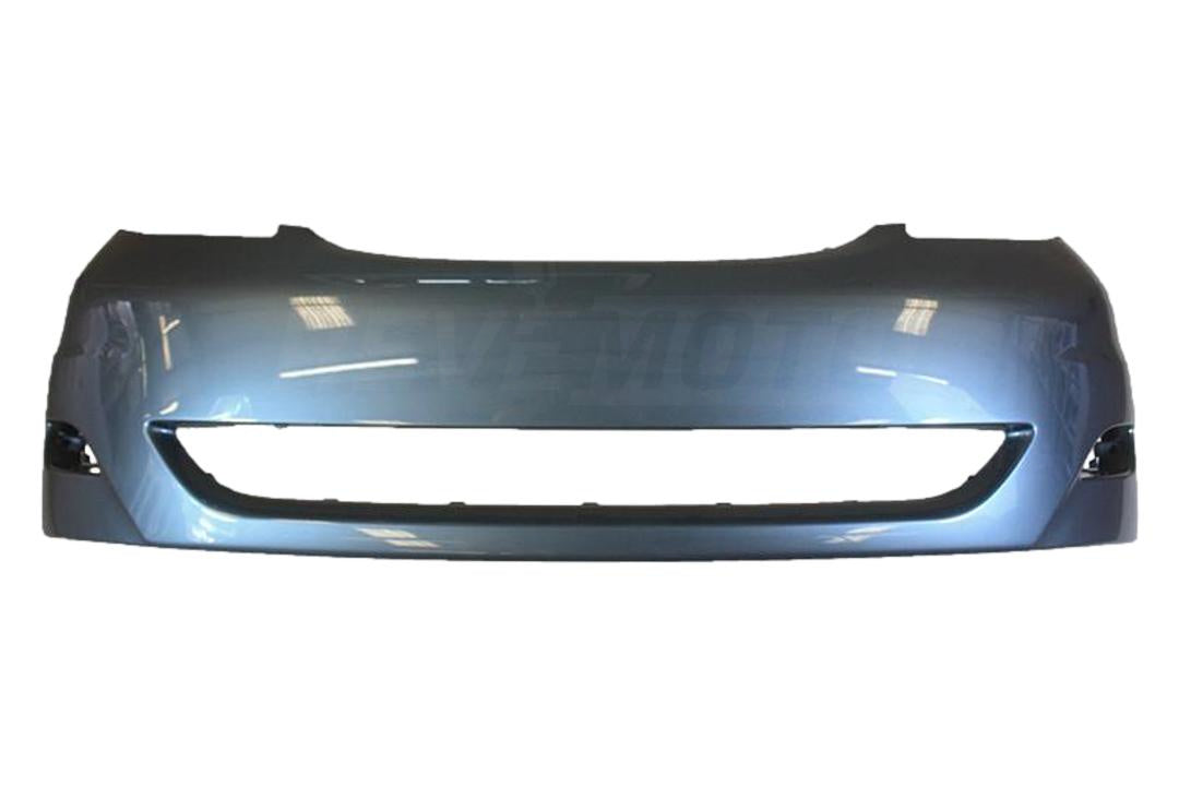 2006-2010 Toyota Sienna Front Bumper Painted Without Parking Sensors Blue Mirage Metallic (875) 52119AE904