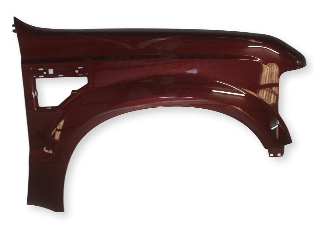 2008-2010 Ford F250 F350 Fender Painted Right Passenger Side Royal Red Metallic (UK) 7C3Z16005A FO1241259 