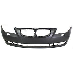 2008-2010 BMW 5Series Front Bumper; w/o M-Pkg; Sedan/Wagon; w/ Park Assist Sensor Holes; Excpt Turismo; BM1000193; 51117184717