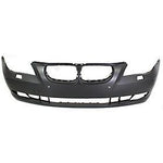 2008-2010 BMW 5Series Front Bumper; w/o M-Pkg; Sedan/Wagon; w/ Park Assist Sensor Holes; Excpt Turismo; BM1000193; 51117184717