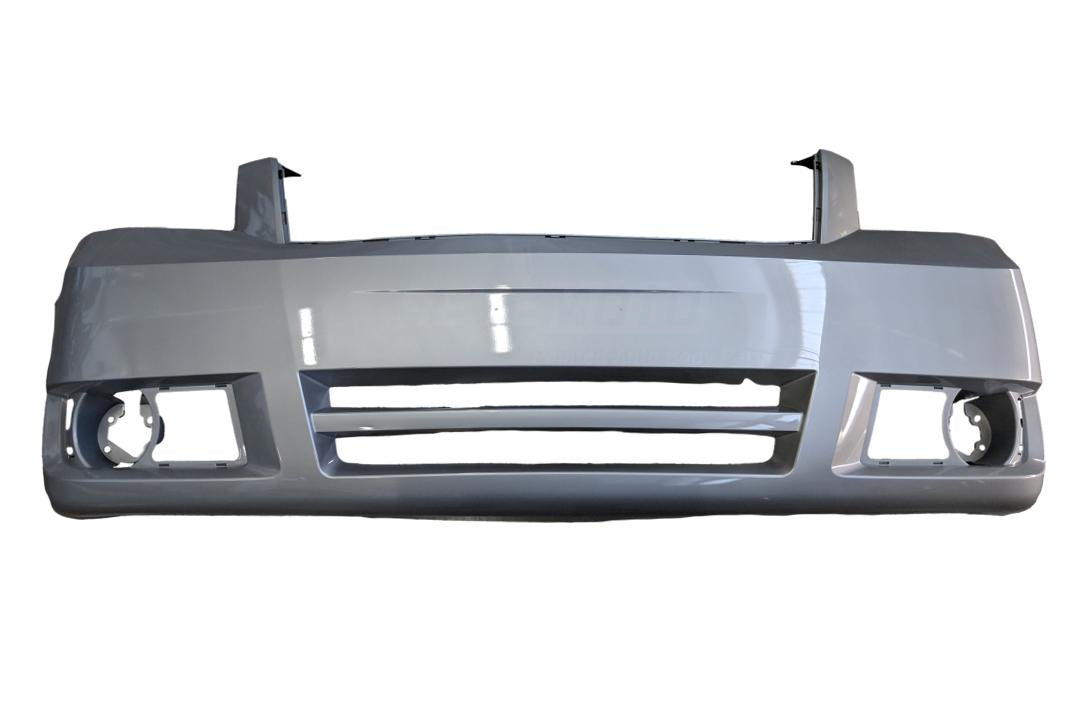 2008-2010 Dodge Grand Caravan Front Bumper Painted Bright Silver Metallic PS2 1AG02TZZAB / 1AG02TZZAC SXT Models (WITHOUT: Grille Surround)