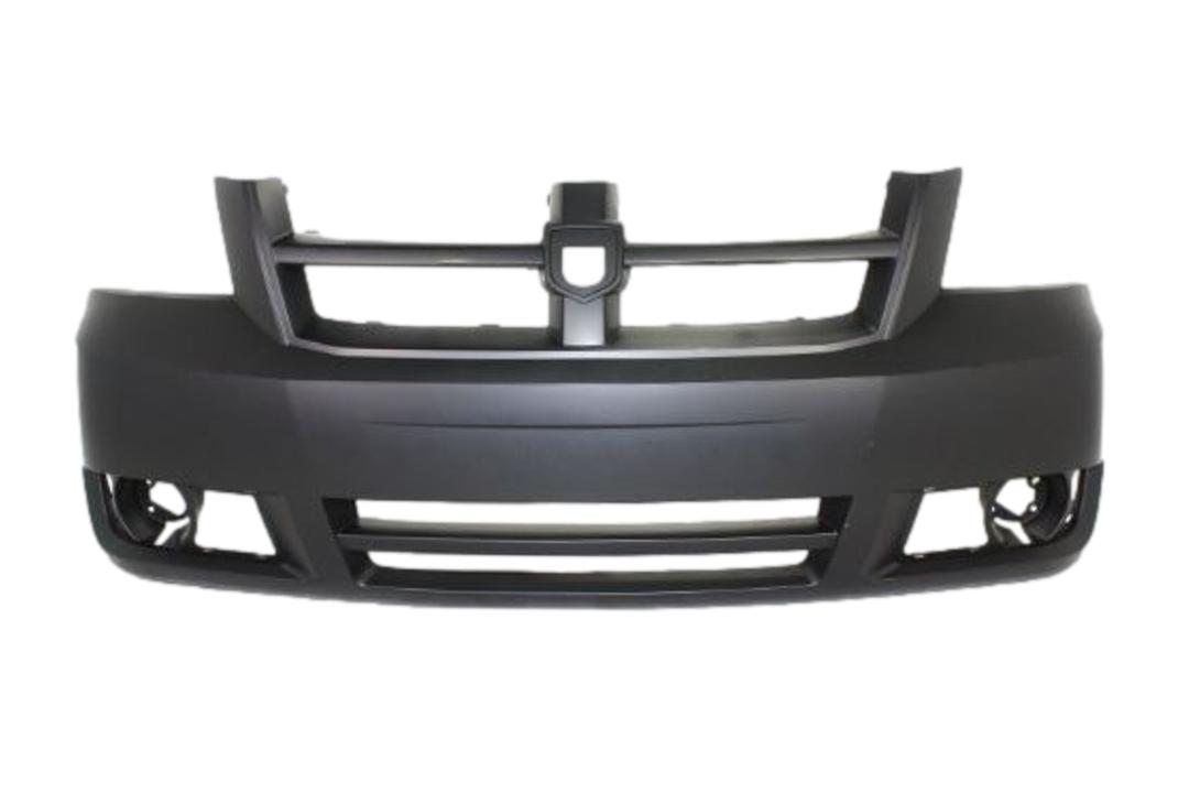 2008-2010 Dodge Grand Caravan Front Bumper Painted SE Models With Grille Surround