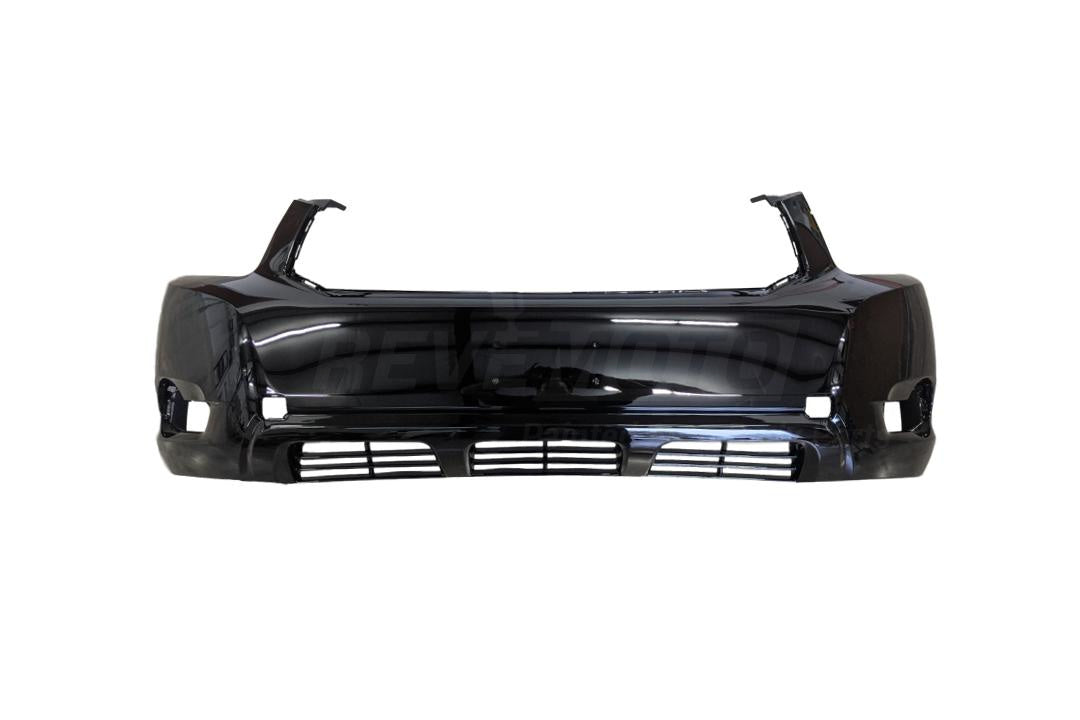 2008-2010 Toyota Highlander Front Bumper Cover Painted Black (202) 521190E911 ReveMoto Painted Auto Body Parts