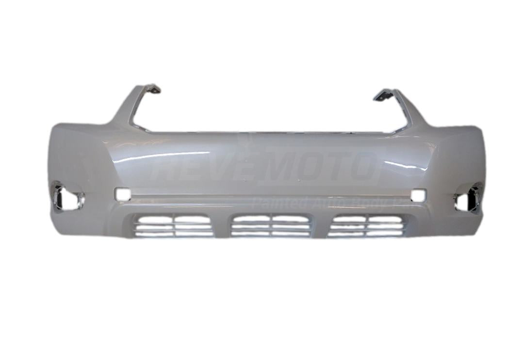 2008-2010 Toyota Highlander Front Bumper Painted Blizzard Pearl(70) ReveMoto Painted Auto Body Parts
