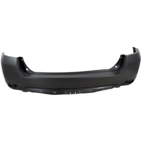 2008-2010 Toyota Highlander Rear Bumper; Upper; Also Fits Hybrid Models; w_ Built-in Textured Step Plate; TO1100260; 521590E906